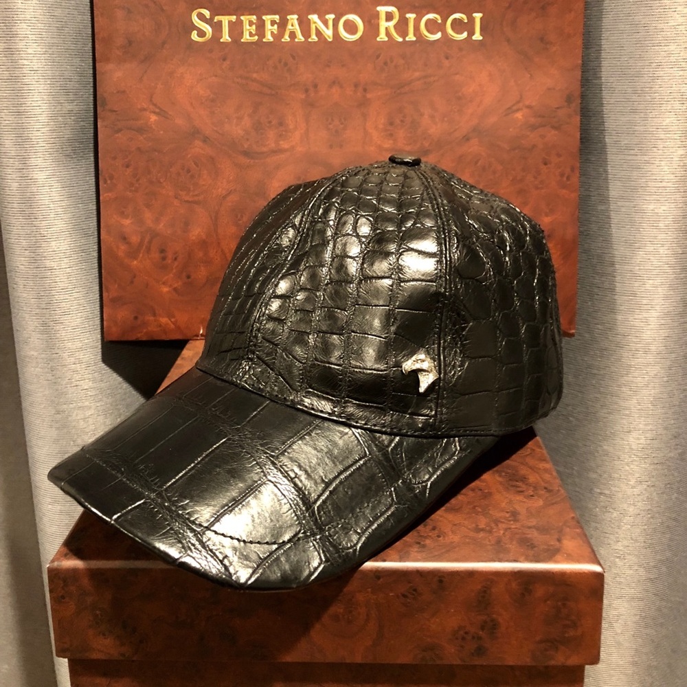 HOT Stefano Ricci Crocodile Baseball Hat- Size-S
